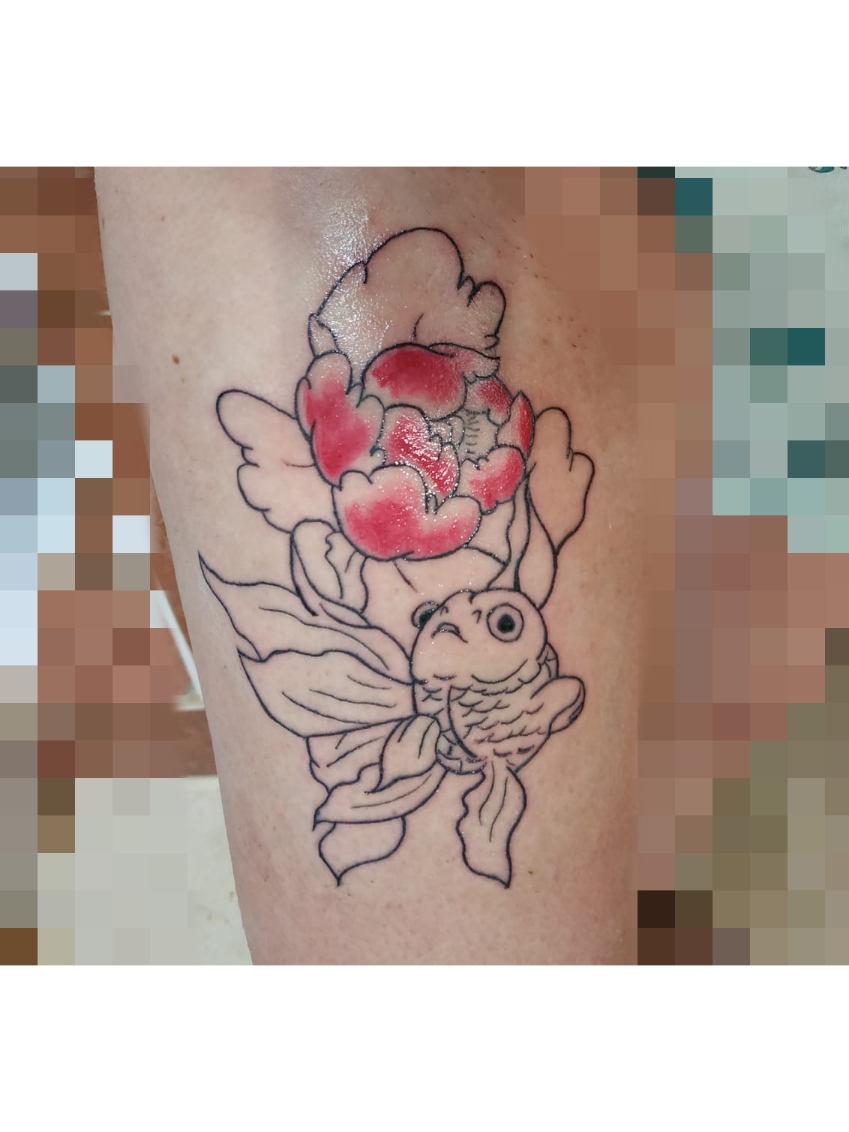 Japanese fish tattoo