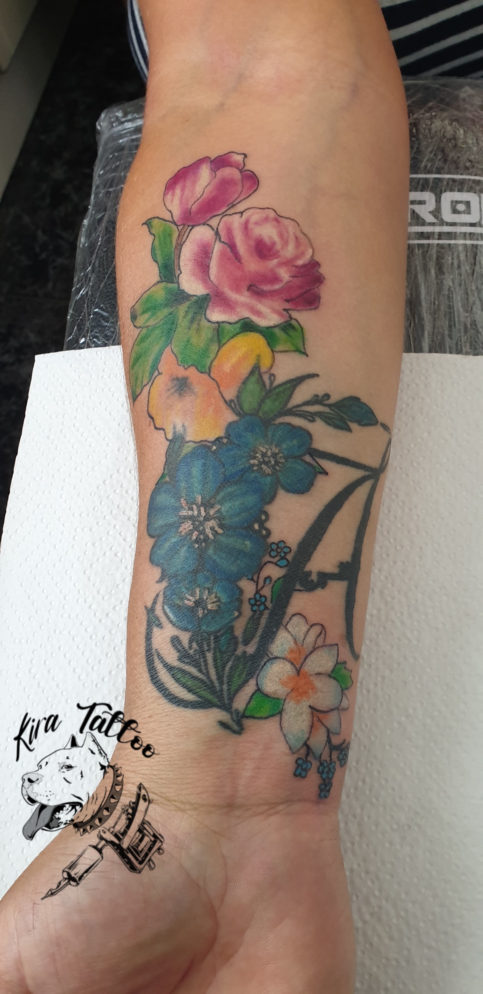 Floral en color