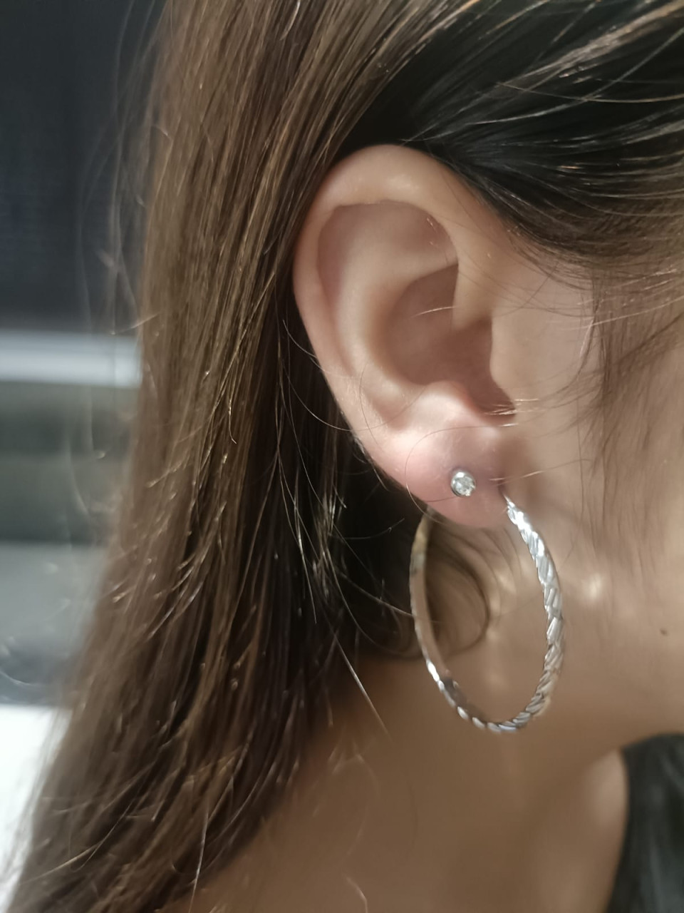 Piercing lóbulo oreja